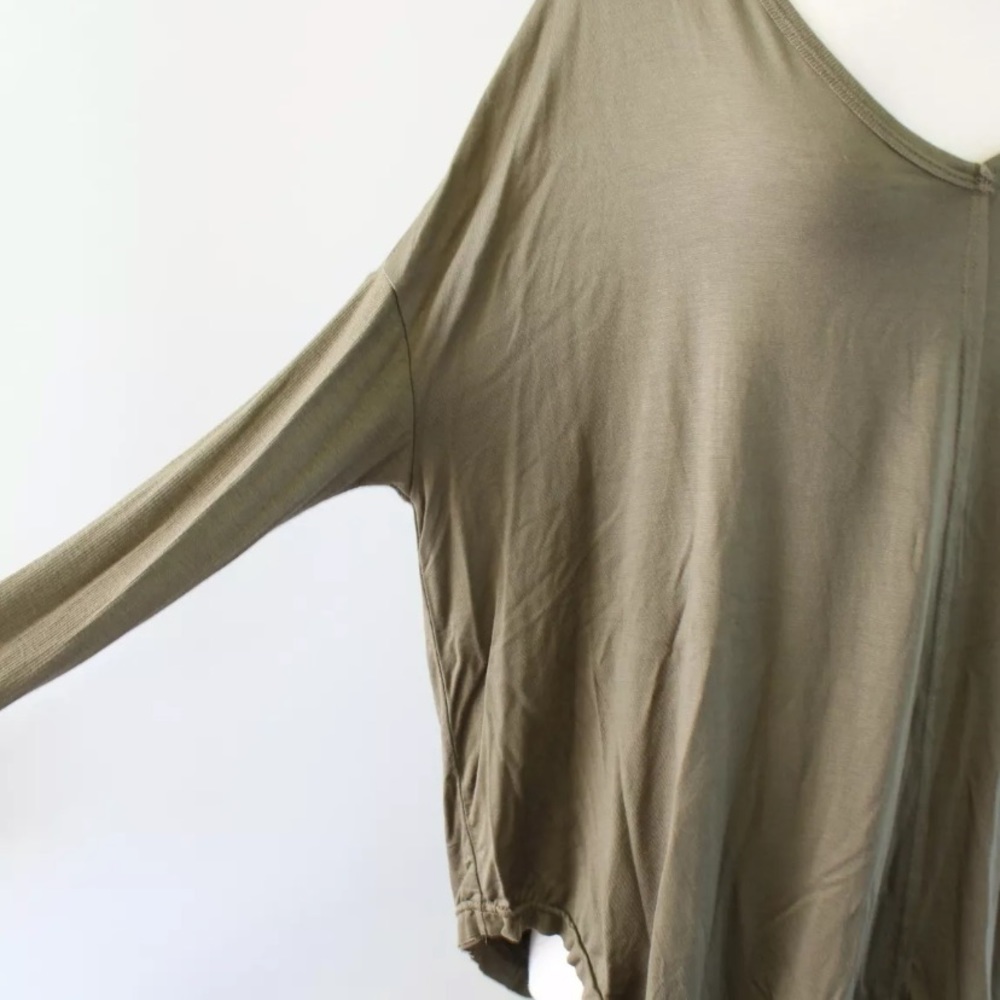 NWT Free People Moonshine Tunic Top Army Olive - Picture 6 of 8